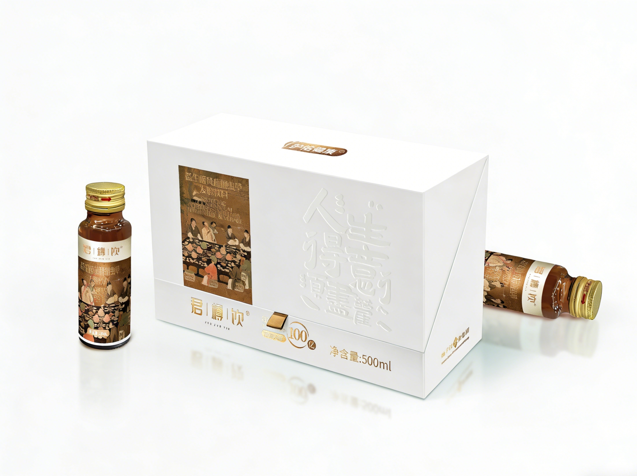 君樽饮<sup>®</sup>益生菌黄精蛹虫草发酵饮料 君樽饮<sup>®</sup>益生菌黄精蛹虫草发酵饮料